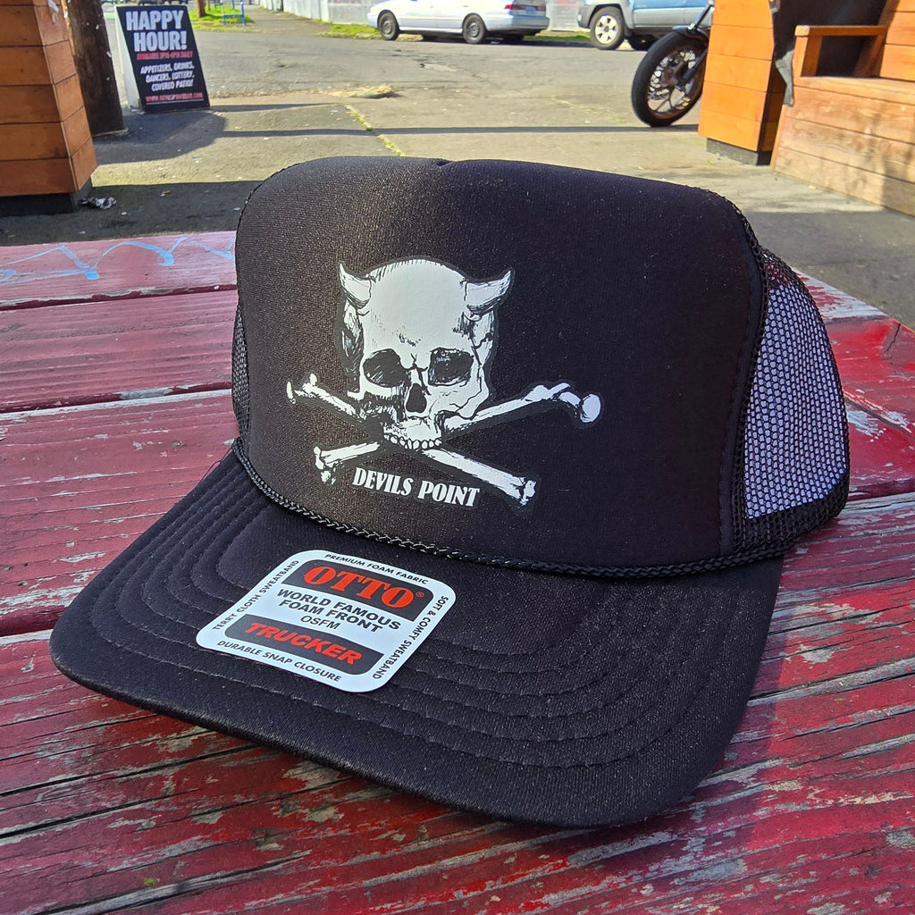 Devils Point Skull Trucker Hat