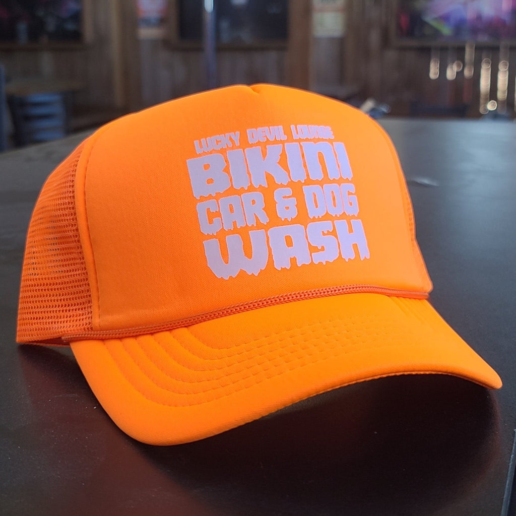 Bikini Car & Dog Wash Summer Trucker Hat